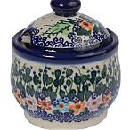 sugar bowl with spoon slot
